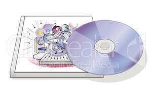 musical cd-disk