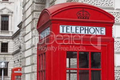 Classic London Red Telephone Box