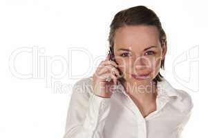 Beautiful girl speaking on the phone