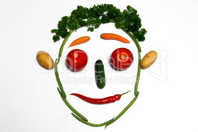 Gemüsegesicht