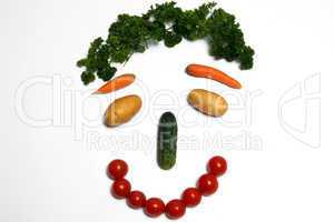 Gemüsegesicht
