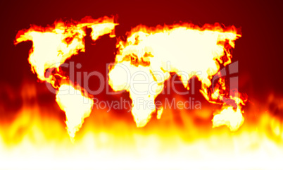 earth map fire