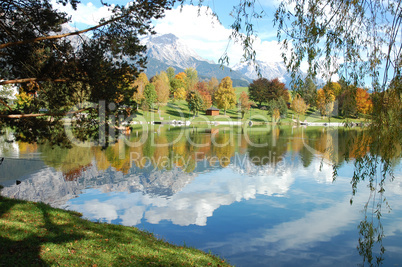 Lake Ritzensee in Austria