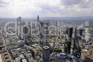 Skyline in Frankfurt