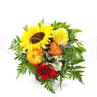 Blumenstrauss mit Sonnenblume/ bouquet with sunflower