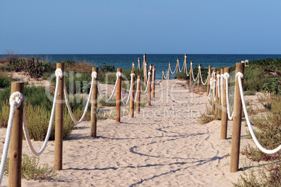 Beach entrance