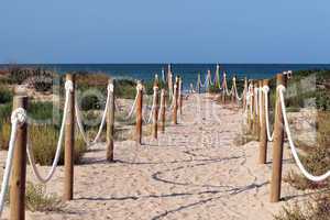 Beach entrance