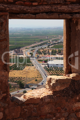 View from the castle of Sagunto