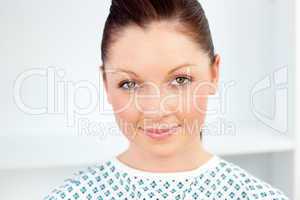 Close-up of a smiling patient