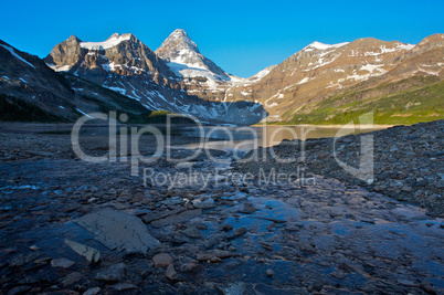 Mount Assiniboine in the Rocky Mountains of Canada