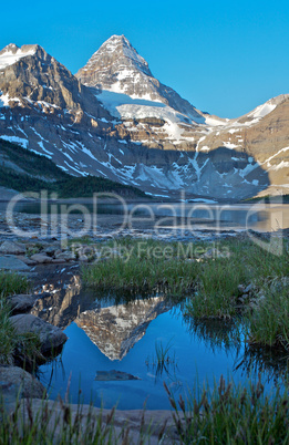 Mount Assiniboine in the Rocky Mountains of Canada