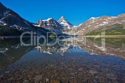 Mount Assiniboine in the Rocky Mountains of Canada