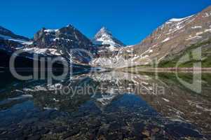 Mount Assiniboine in the Rocky Mountains of Canada