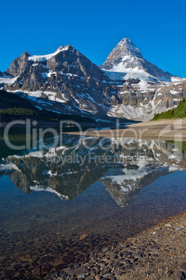 Mount Assiniboine in the Rocky Mountains of Canada