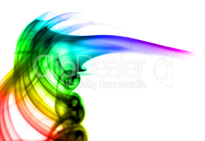 Abstract colorful puff of smoke Abstract colorful puff of smoke