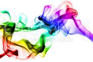 Abstraction. Colorful smoke pattern