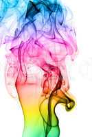 Bright colorful fume abstraction