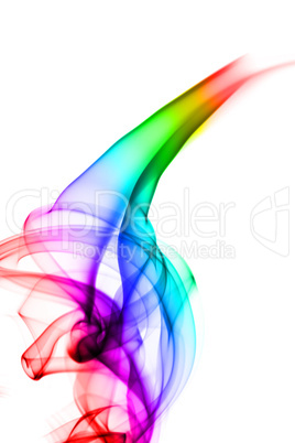 Bright colorful puff of smoke Bright colorful puff of smoke