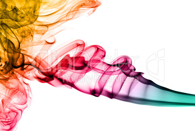 colored fume abstract pattern