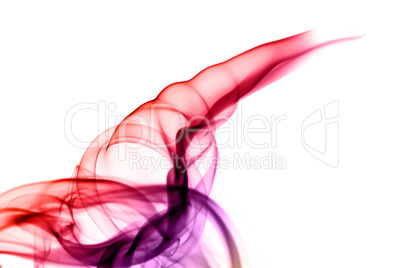 Colored with gradient colorful smoke abstract