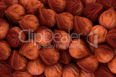 Hazel nuts texture or background