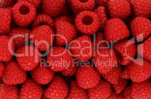 Red raspberry texture or backround