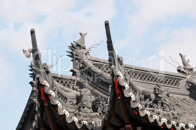 Roof in Yu Yuan (Shanghai)