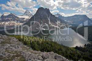 Mount Assiniboine in the Rocky Mountains of Canada