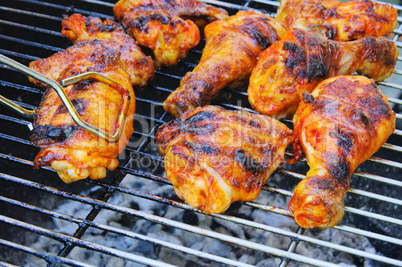 Grillen Hähnchen - grilling chicken 34