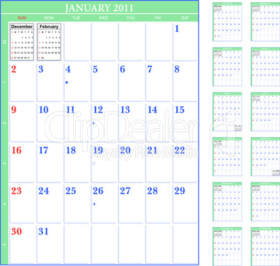 Calendar 2011