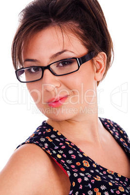 Portrait of a smiling beautiful young lady