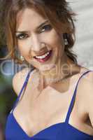 Outdoor Portrait of A Beautiful Young Woman In Her Thirties