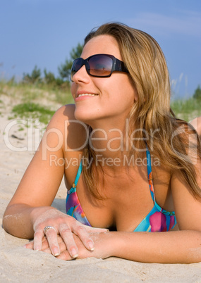 beach girl