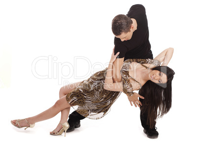 lovely couple dancing in a romatic way