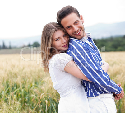 Happy young couple