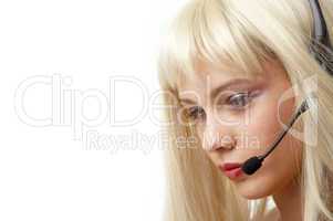 customer service blonde
