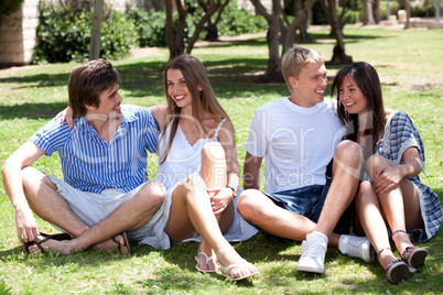 group of Romantic couples