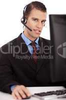 profesional working as a customer care assittant