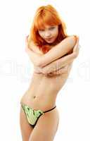 topless redhead #2