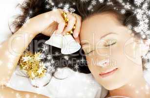 christmas dream #3 with snowflakes