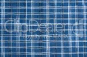 Cotton Blue and White Striped Background with Vignette