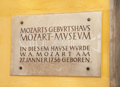 The Mozart Birthhouse
