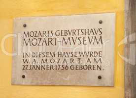 The Mozart Birthhouse