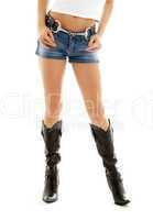 cowboy boots and denim shorts #2