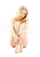 sitting naked blond #2