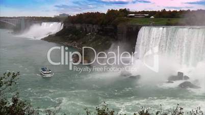 Niagara Falls in slow-motion.