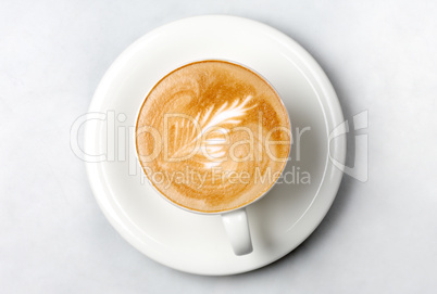 professional barista coffee cup