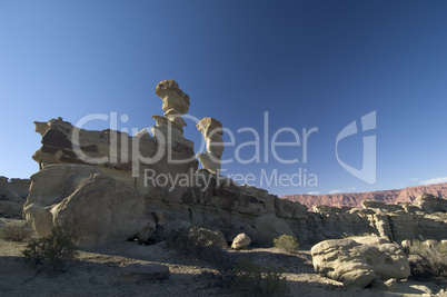 The Ischigualasto Valley in San Juan, Argentina