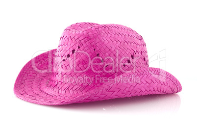 Pink Straw hat