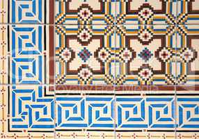 Ornamental old tiles